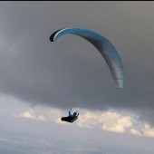 Cerna Hora - Paragliding Fly, Zbyszek nad Królową Śnieżką.