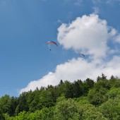 Grzmiąca Paragliding Fly, Gdyby nie to że ręka trochę jednak boli, a jutro zaczynam kurs, to zrobiłbym trzecie podejście.