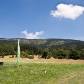 Cerna Hora lipiec 2014, Widok z oficjalnego lądowiska.