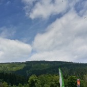 Cerna Hora Paragliding Fly, Międzylądowanie na oficjalnym