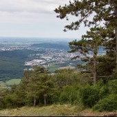 Widok ze startowiska na prawo w stronę Novejgoricy