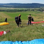 Monte Mieroszów - Paragliding Fly, Latanie przed frontem burzowym.
