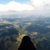 Cerna Hora Paragliding Fly
