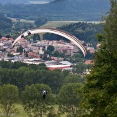 Mieroszów koniec czerwca., Latanie i ćwiczenia w Mieroszowie.