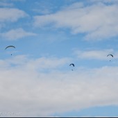 Mieroszów 2014-07-14, Latanie paralotnią w Mieroszowie