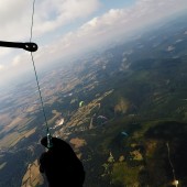 Cerna Hora Paragliding Fly, Wspólne latanie nad górką :)