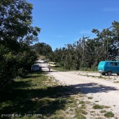 Tolmin - Kobala - Stol, Parking na Kobali widok w stronę startowiska.