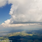 Cumulusy tego dnia były zacne, ale i sporo wiatru.