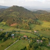 Towarzystwo Lotnicze Świebodzice kurs podstawowy 2018 dzień 6, Gdzieś tam za górami ... Kowary i Rudnik.