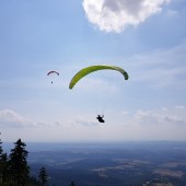 Cerna Hora Paragliding Fly