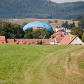 Latanie w Mieroszowie 23-08-2014, Kursanci trenują alpejkę