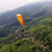 Grzmiąca Paraglideing Fly