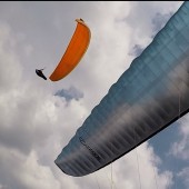 Srebrna Góra - burzowo i deszczowo, Paragliding Fly