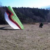 Wielkanocna niedziela w Mieroszowie, Paragliding Fly