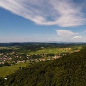 Mieroszów - Paraglidnig Fly, Widok na Mieroszów