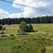 Wielka Upa, Posadziło w drodze na Śnieżkę.