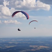 Cerna Hora Paragliding Fly