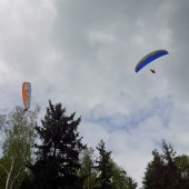 Mieroszów, paragiding, Latanie w Mieroszowie