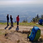 Cerna Hora Paragliding Fly