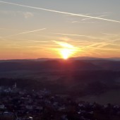 Mieroszów Paragliding Fly, Latanie, no to może dużo powiedziane, że latanie, ale zachód powietrza z prawie 200 m AGL