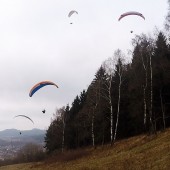 Mieroszów - grudniowe latanie, Paraglidning Fly