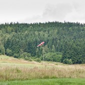 Mieroszów 2014-07-13, Latanie na paralotni w Mieroszowie
