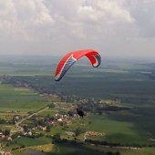 Srebrna Góra - burzowo i deszczowo, Paragliding Fly