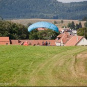 Latanie w Mieroszowie 23-08-2014, Kursanci Andrzeja trenują alpejkę.