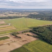 Aeroklub Opolski - EPOP, Kierunek wschodni na hangar.