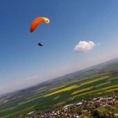 Srebrna Góra Paragliding Fly, Kręcimy się w silnym wietrze nad Srebrą Górą