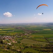 Wyżej i wyżej, a Srebrna Góra w dole pod nami.