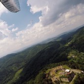 Srebrna Góra - burzowo i deszczowo, Paragliding Fly