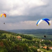 Srebrna Góra - burzowo i deszczowo, Paragliding Fly