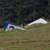 Mieroszów jesienny, latanie na Mieroszowie