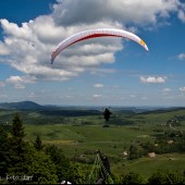 Andrzejówka - Klin 2014-05-31, Latanie, paralotnia, ostatni dzień maja 2014