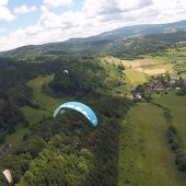 Kudowa - Radków Paragliding Fly, Widoki z Czermnego pagóra.