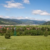 Widok na jezioro.