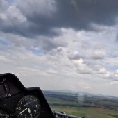 Towarzystwo Lotnicze Świebodzice kurs podstawowy 2018 dzień 10 ostatni., 200 m AGL nad EPWC