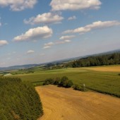 Lądowanie koło Jilemnice (20km). Albo coś podniesie albo koniec na dzisiaj.