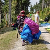 Cerna Hora Paragliding Fly