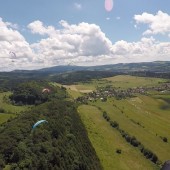 Kudowa - Radków Paragliding Fly, Widoki z Czermnego pagóra.