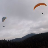 Mieroszów - grudniowe latanie, Paraglidning Fly