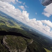 Strzeliniec ...trochę tu szarpało od termiki.