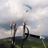 Srebrna Góra - burzowo i deszczowo, Paragliding Fly