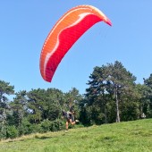 Lijak - drugi lotny dzień., Kamilowi starty idą chyba najlepiej.