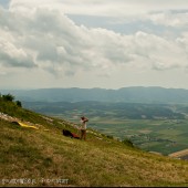 Lijak szósty dzień latania, nie ma czasu na foty., Startowisko na Lijaku jak co dzień.