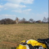 Przelot, Mieroszów - Pożarzysko, Lądowanie po 50 km lotu, w Pożarzysku