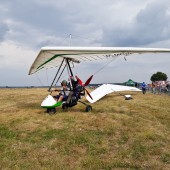 Gminny Piknik Lotniczy - motolotnia 2 osobowa.