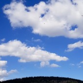 Mieroszów Paragliding Fly, Ostatnia przelotowa chmura, którą tracę z zasięgu.