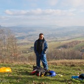 Jesienne, paralotniowe klimaty w Grzmiącej